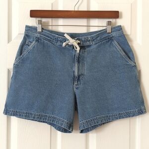 OP 90's Vintage Classic Medium Wash High Waisted Relaxed Fit Jean Shorts 11/12